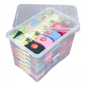 Wham Crystal Plastic Storage Box & Lid Size 18 (80 Litre)